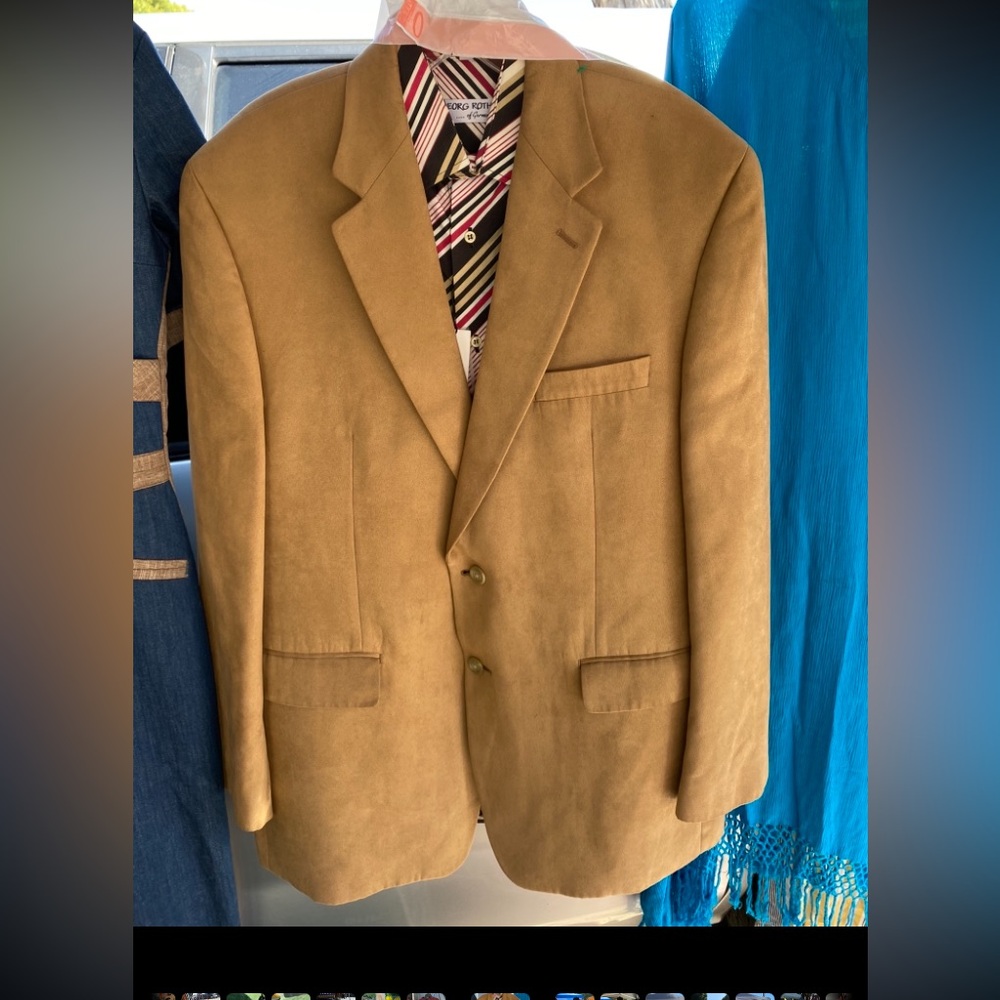 Tan Blazer for Men